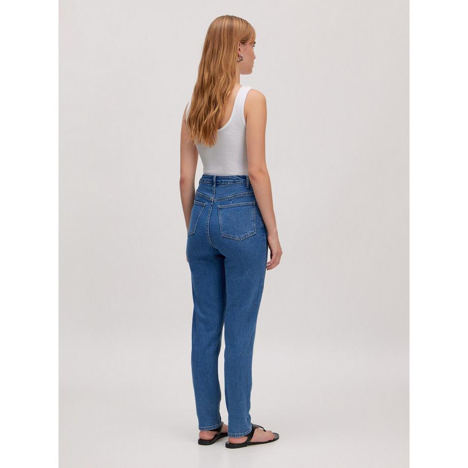 EDITED Jeans a vita alta gamba dritta  