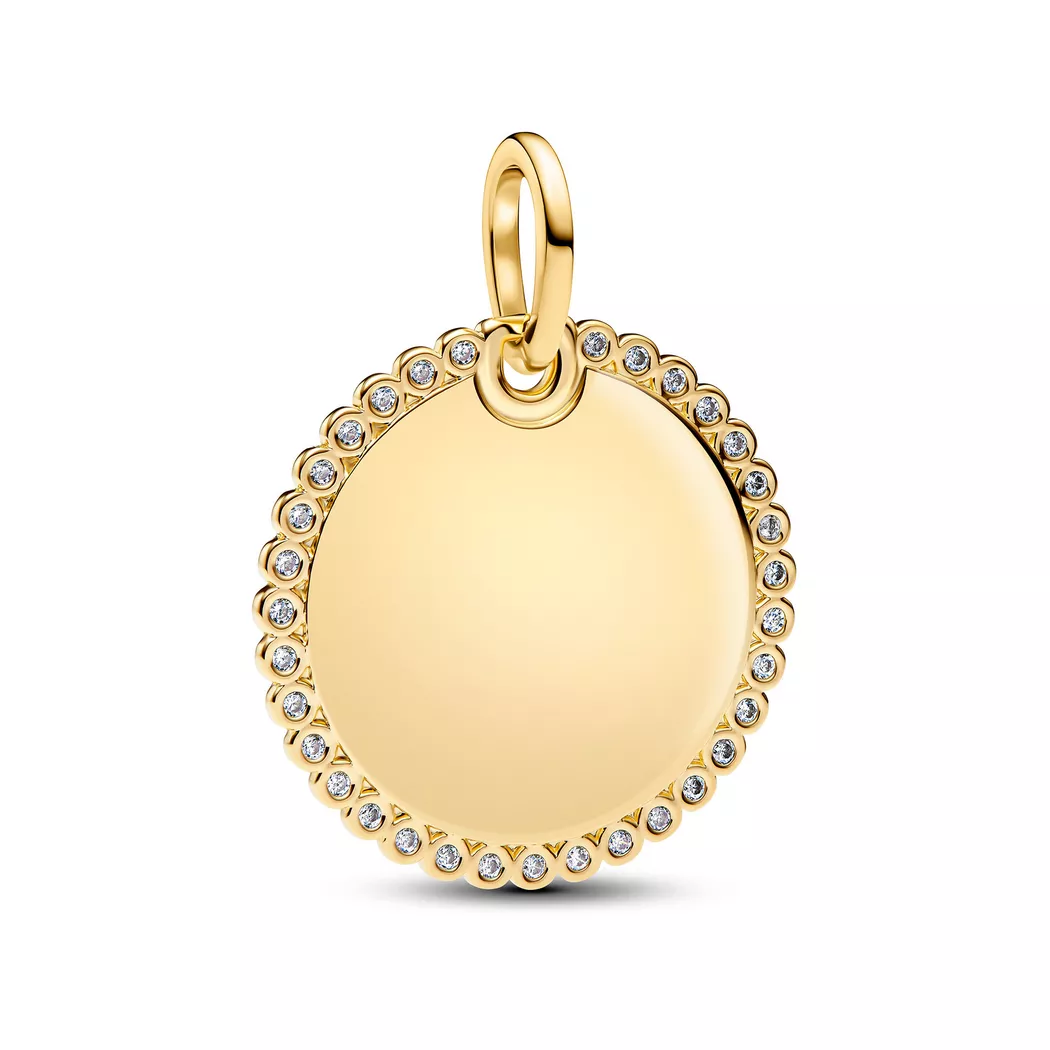 Pandora - Anhänger,  Moments, One Size, Goldfarben 6