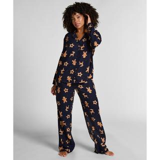 Hunkemöller Pyjama Set Lebkuchenmuster  