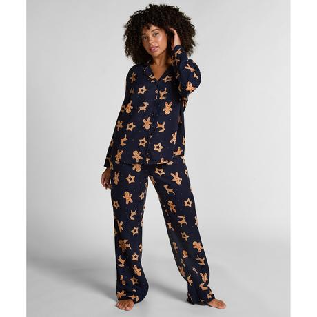 Hunkemöller Pyjama Set Lebkuchenmuster  