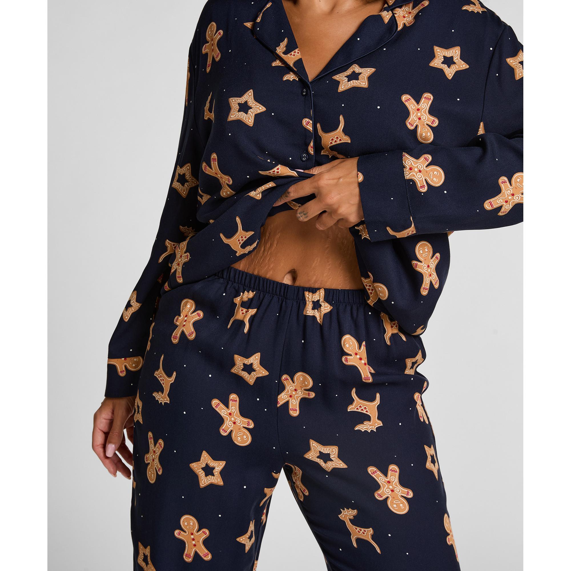 Hunkemöller Pyjama Set Lebkuchenmuster  