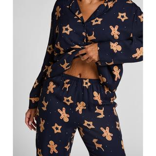 Hunkemöller Pyjama Set Lebkuchenmuster  