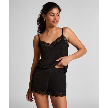 Hunkemöller Pyjama Set mit Spitzenbesatz  