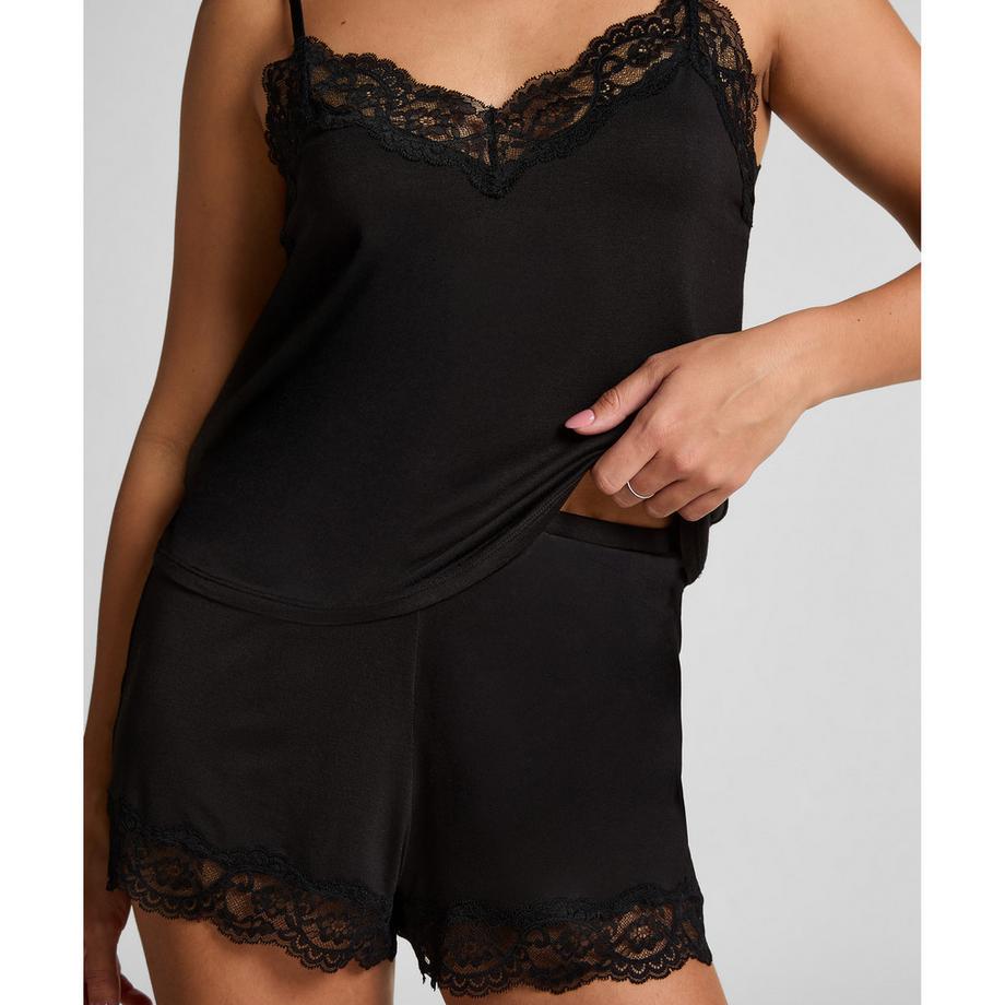 Hunkemöller Set Pigiama con Bordo in Pizzo  