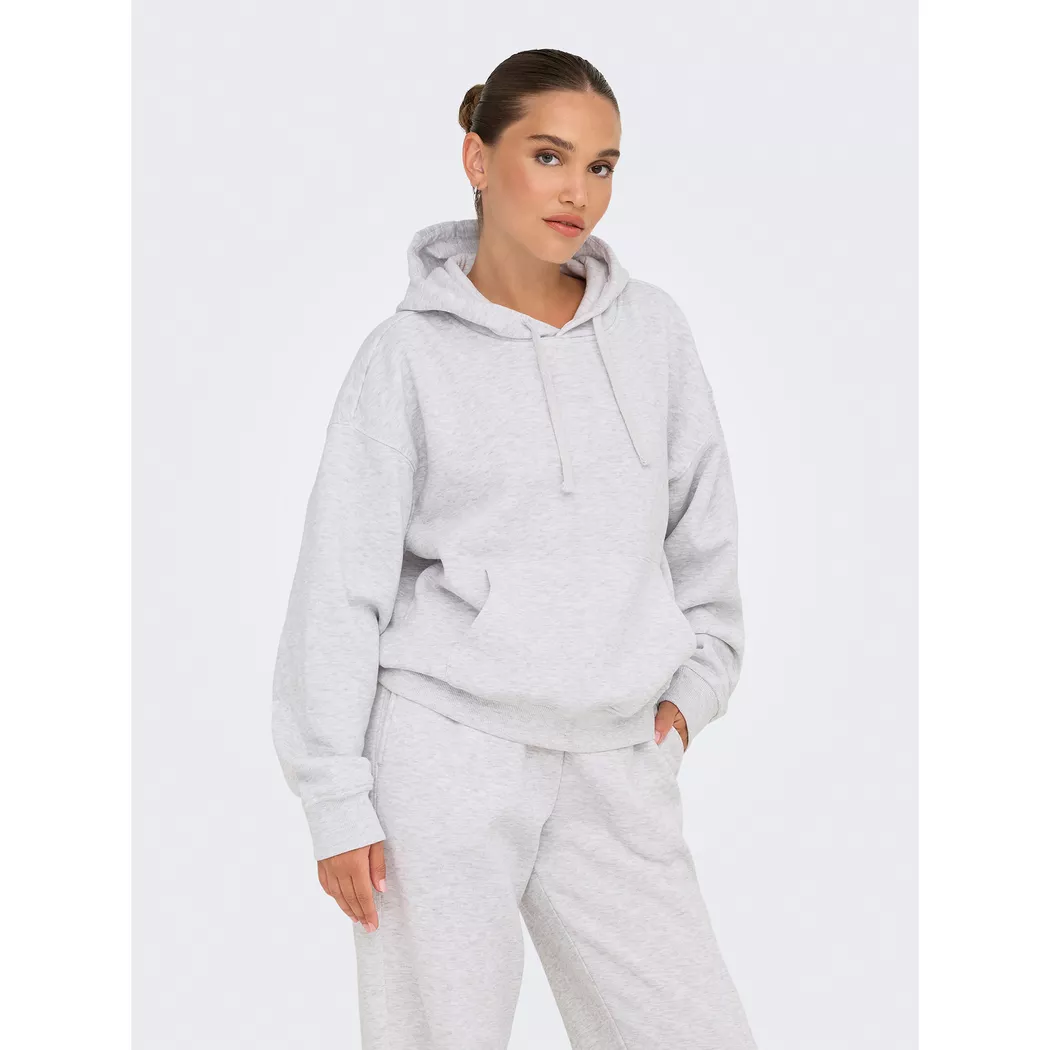 Only Lingerie - Hoodie, für Damen, Grau Melange, Größe S