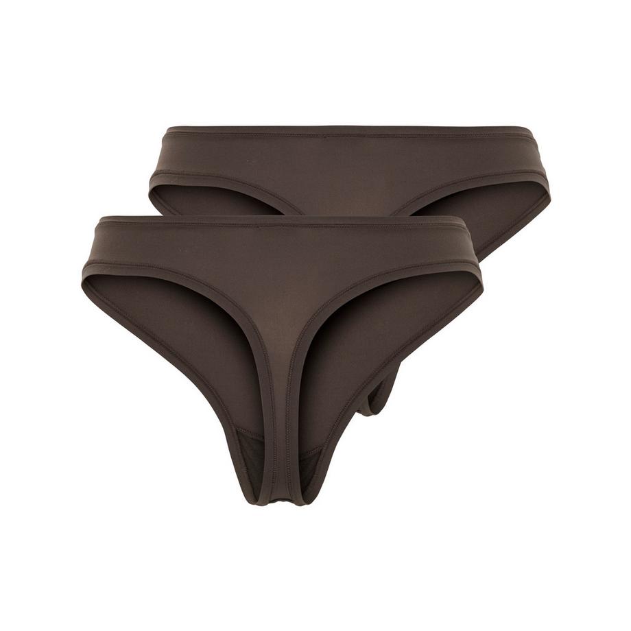 Only Lingerie Peachy Soft Thong Lot de 2  