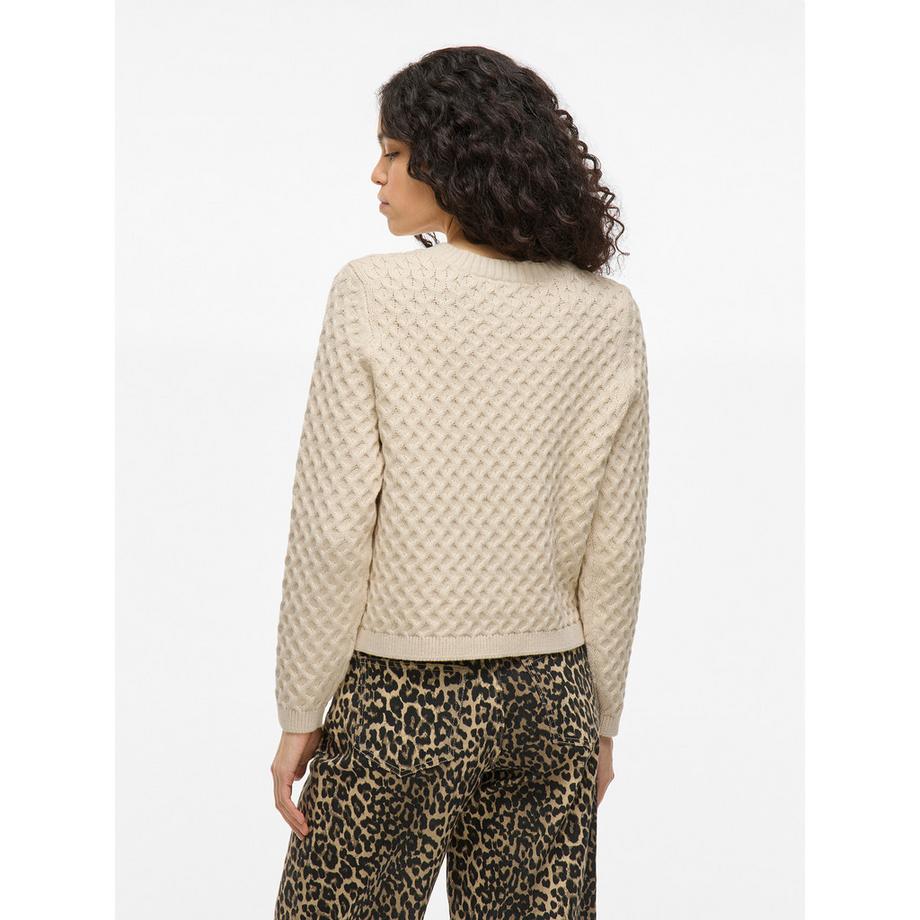VILA Texturierter Strick Cardigan  