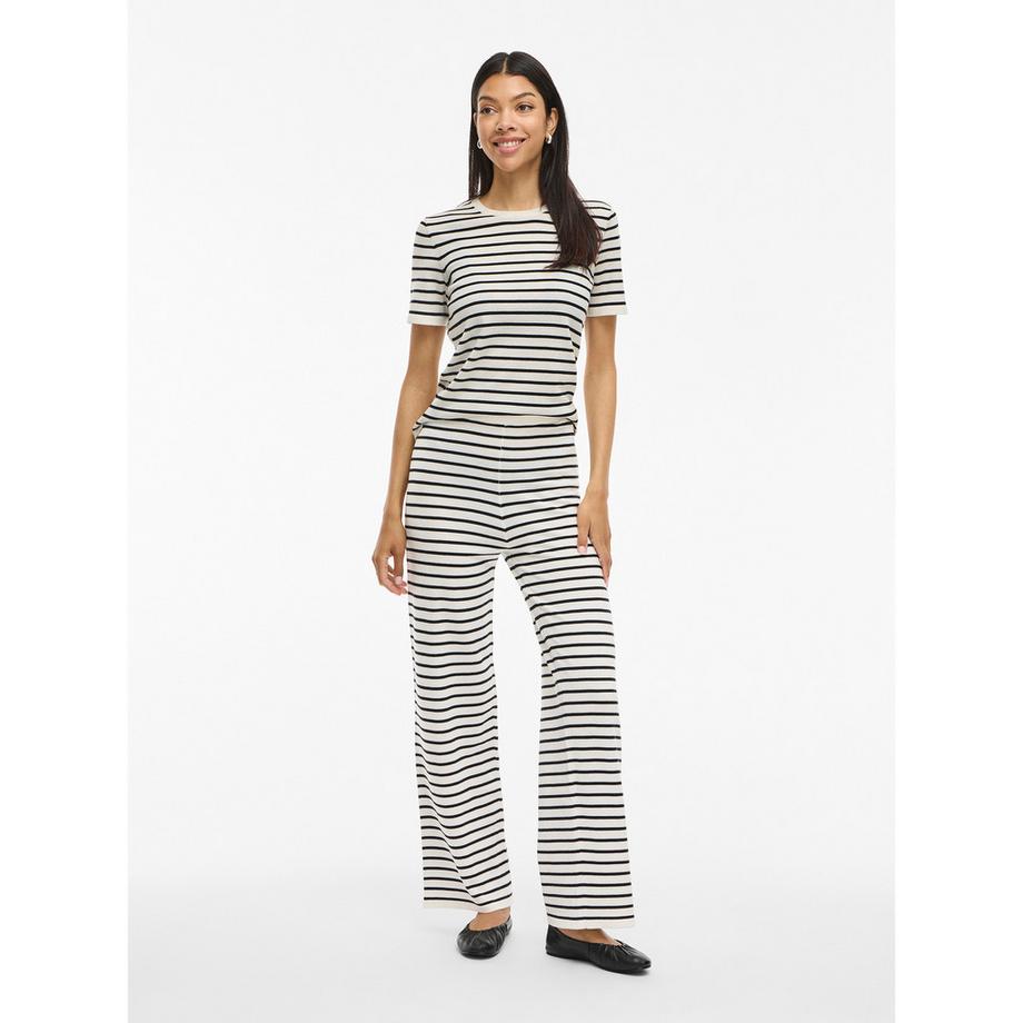 VILA Vilipsa Knit High Waist Weite Hose  
