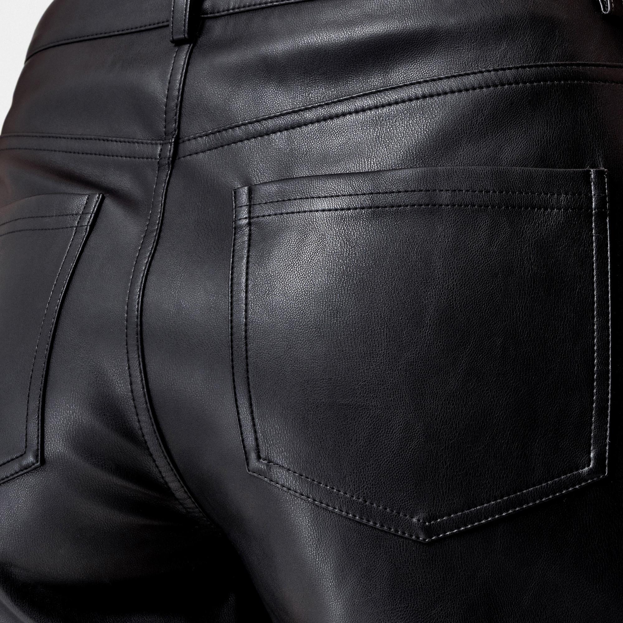 Manor Woman Pantaloncini Ecopelle Slim Fit  