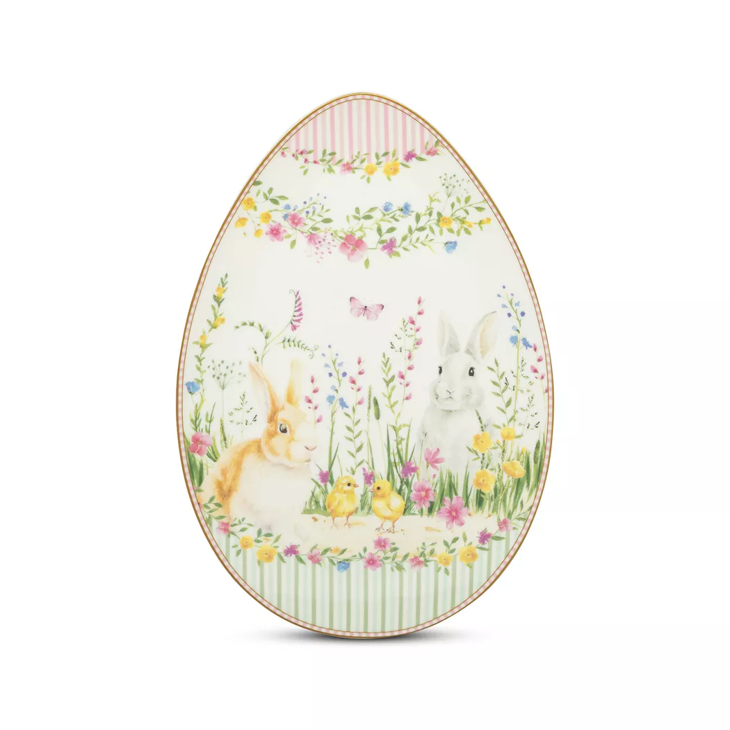 Easy Life - Ovale Platte, 30cm, Multicolor