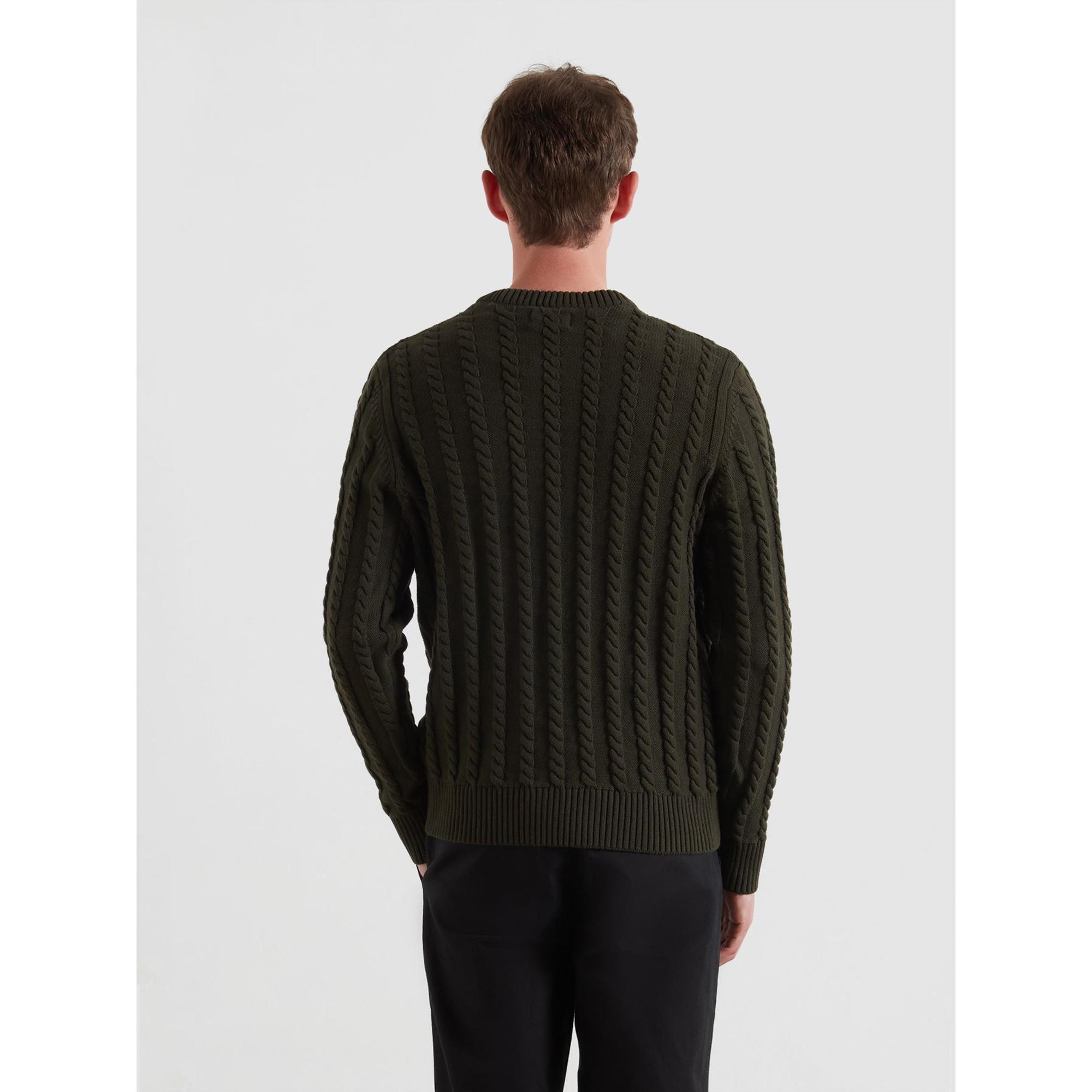 FARAH Zopfmuster Pullover  