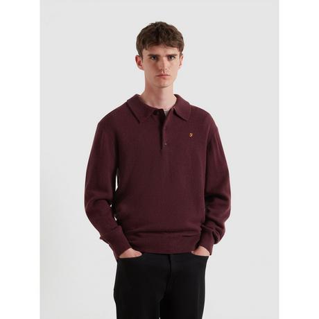 FARAH Pullover Col Polo  