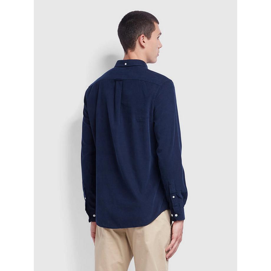 FARAH Fontella Cord Chemise Manches Longues Col Boutonné  