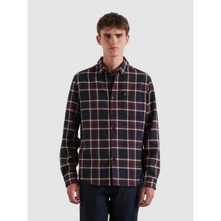 FARAH Camicia a Quadri Maniche Lunghe Regular Fit  