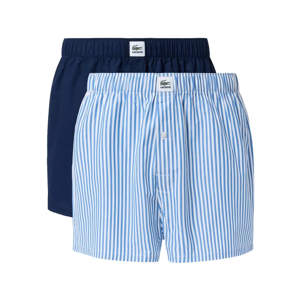 Lacoste - Boxershorts, 2er-Pack, für Herren, Blau, Größe XXL