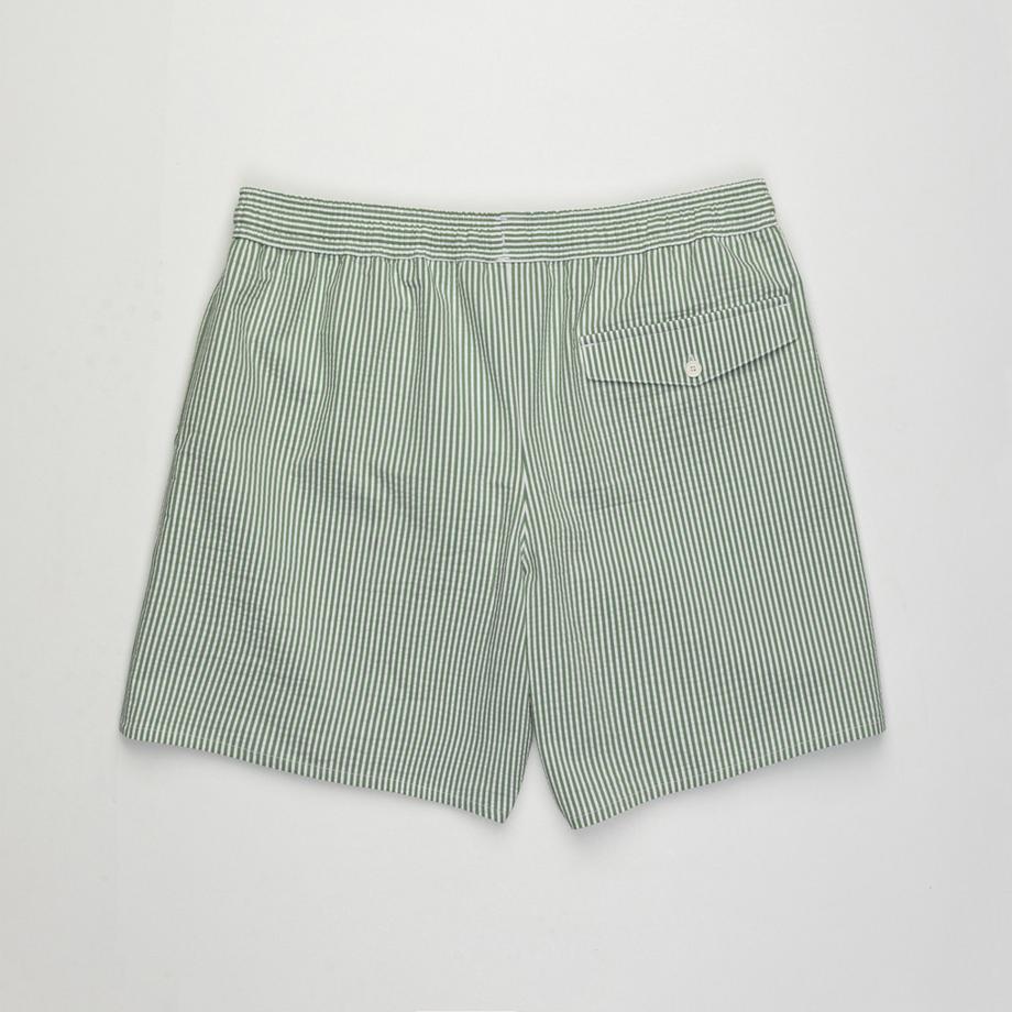 LACOSTE Short de bain rayé  