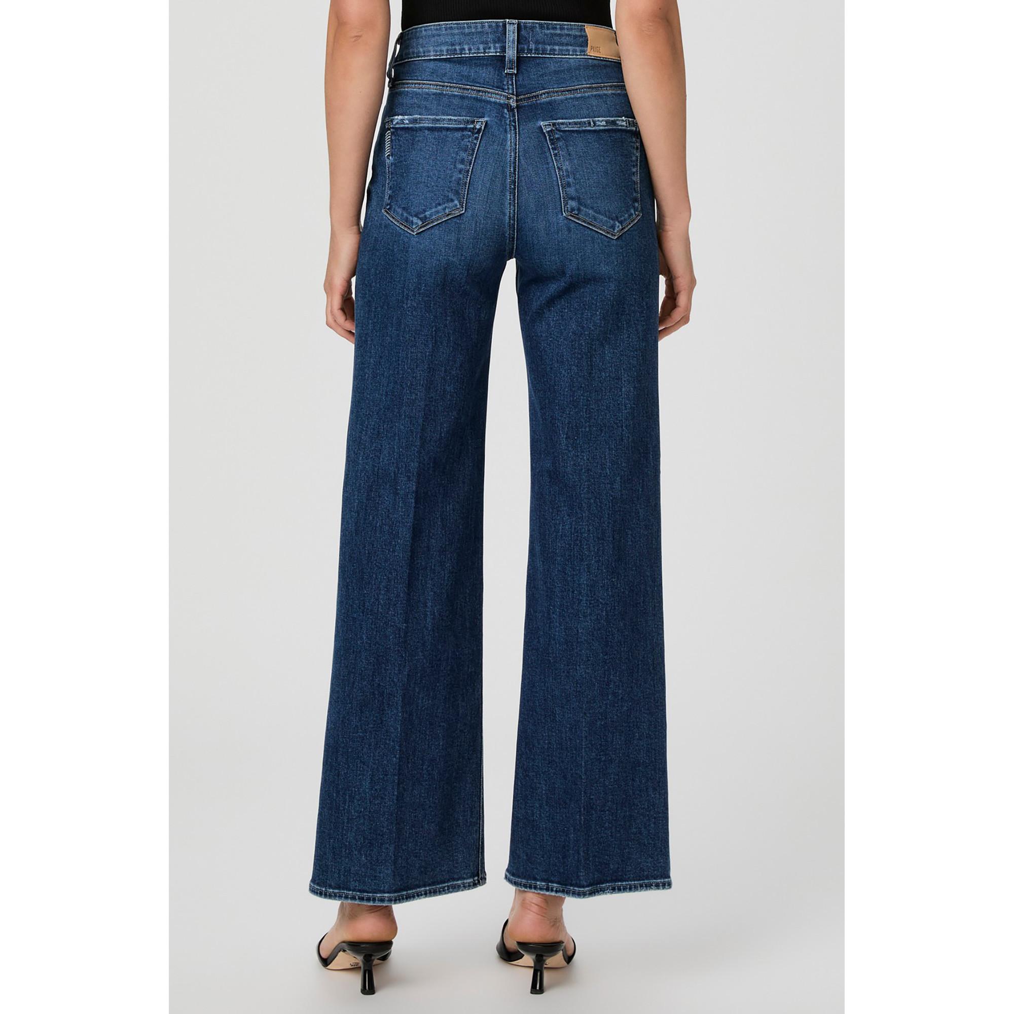 PAIGE Anessa High Waist Wide Leg Jeans  