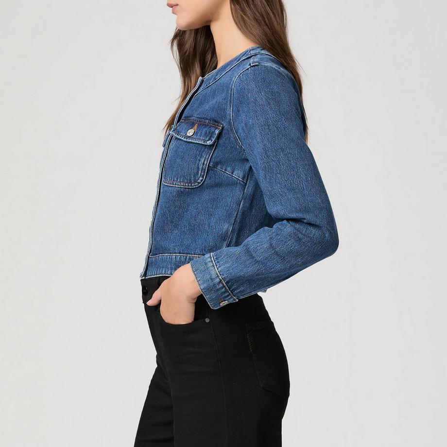 PAIGE Kylian Kurze Jeansjacke  