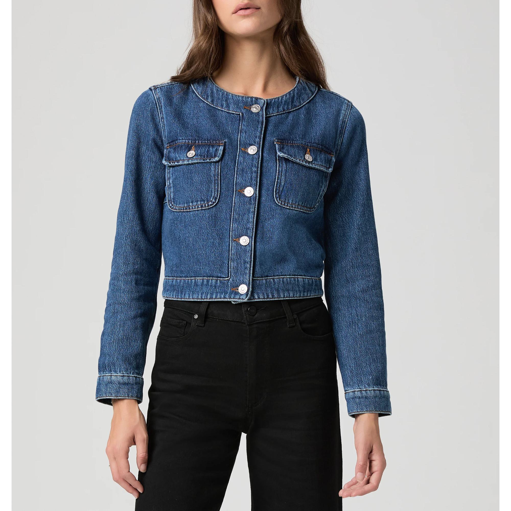 PAIGE Kylian Giacca Corta di Jeans  