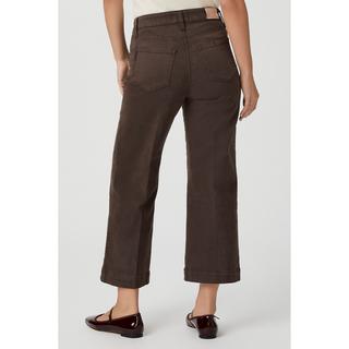 PAIGE Anessa Mid Rise Knöchellange Wide Leg Jeans  