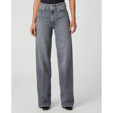 PAIGE Sasha High Waist Wide Leg Jeans  