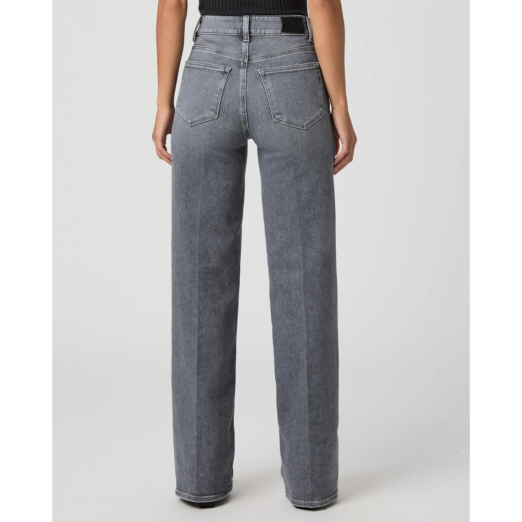 PAIGE Sasha High Waist Wide Leg Jeans  