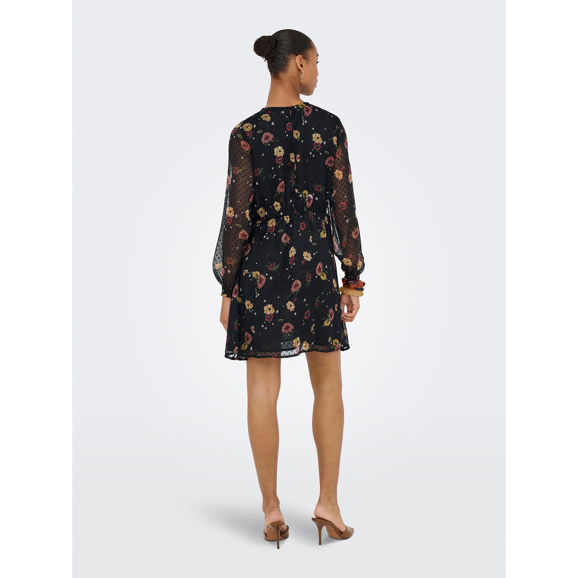 ONLY Geblümtes Mini-Kleid  