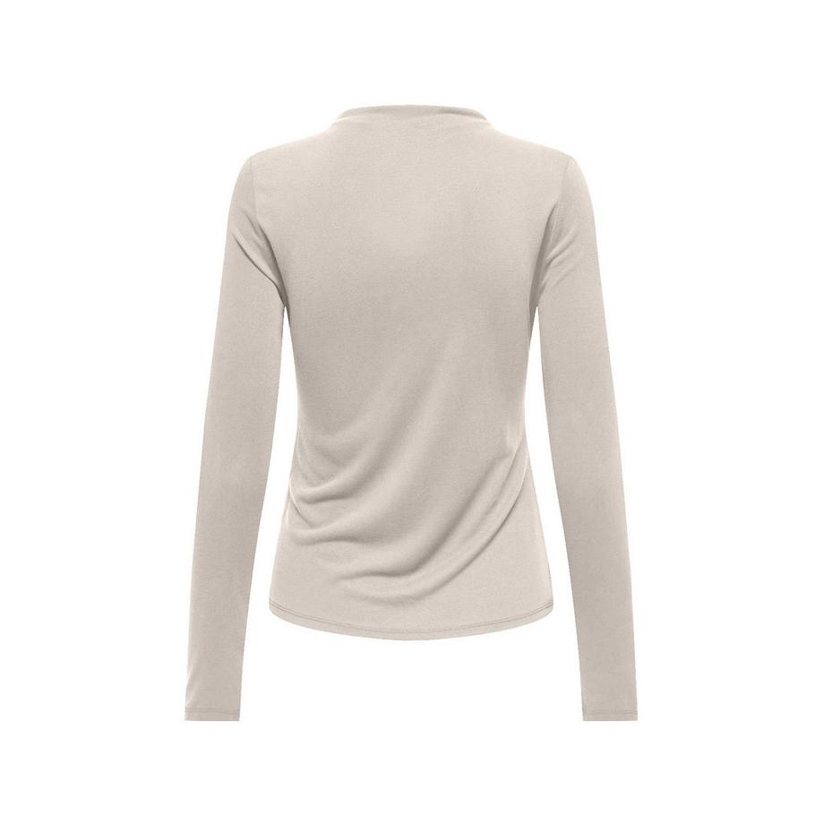 ONLY Top Maniche Lunghe Collo a Drappeggio  