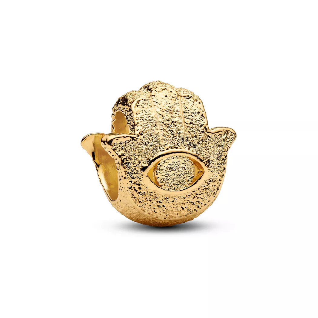 Charm Pandora Mini Mano de Fátima Dorada 764042C00