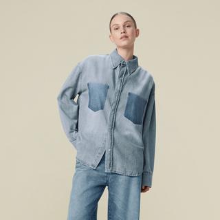Lois Jeans Austin Occlusion Denim Bluse  