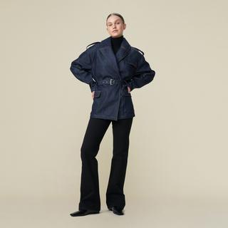 Lois Jeans Nova Jackson Raw Denim Gürtelblazer  