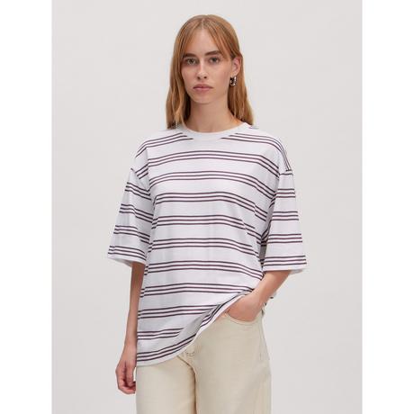 EDITED T-shirt Rayé Manches Courtes  