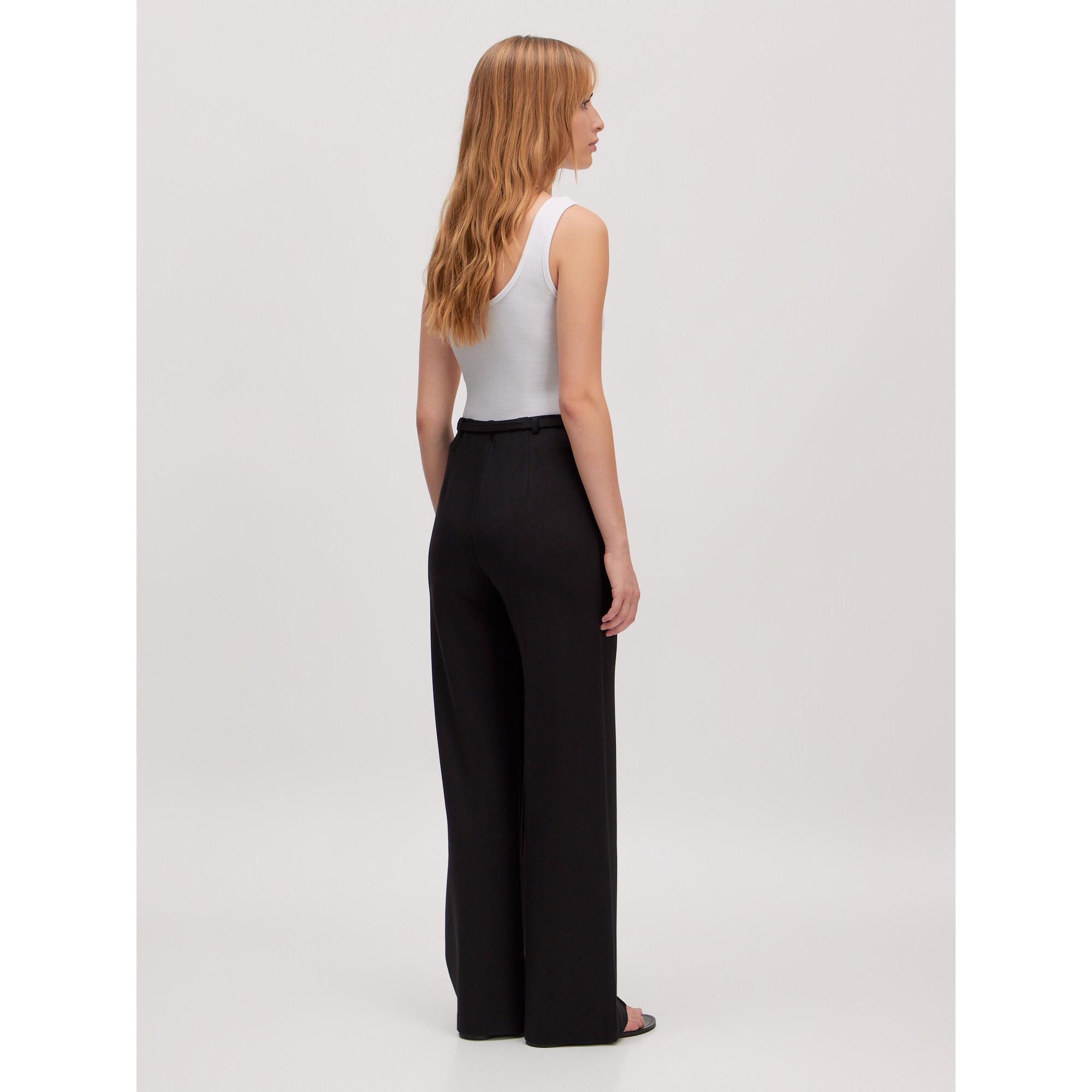 EDITED Pantalon en tissu coupe droite  