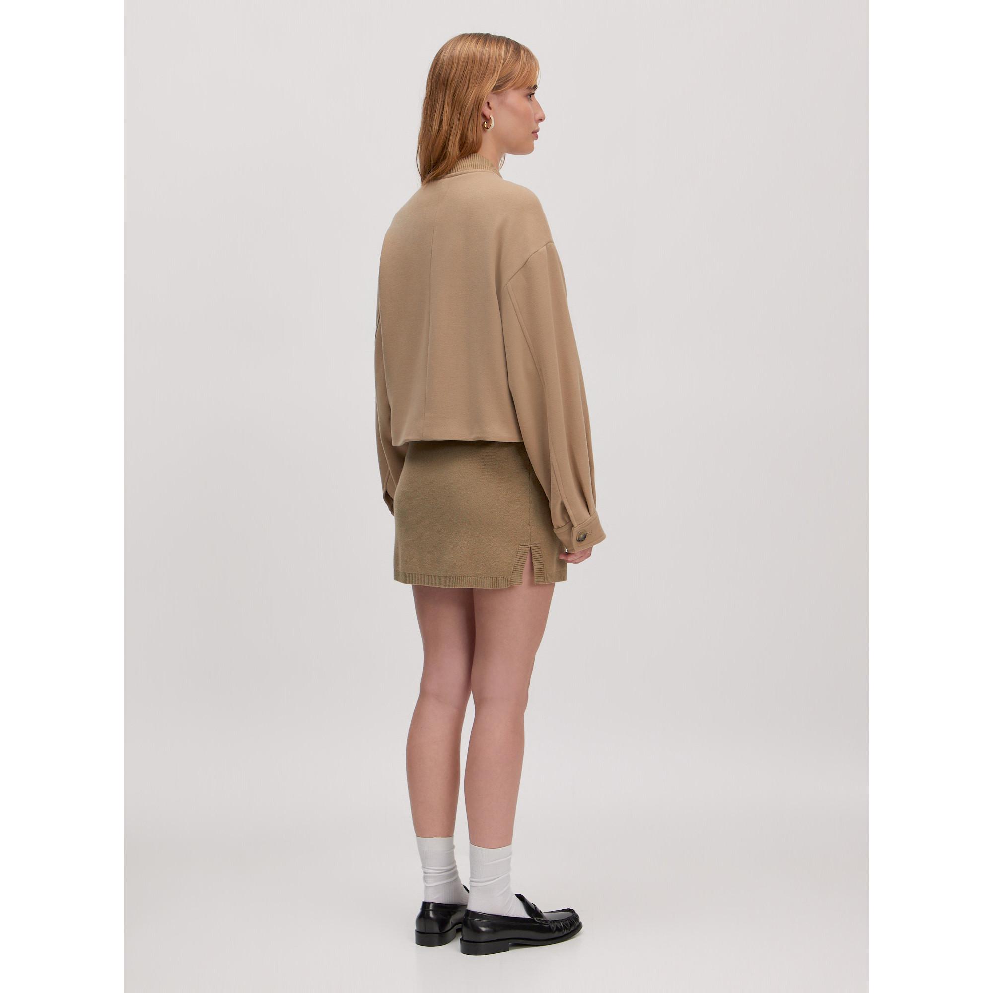 EDITED Veste Col Montant Fermeture Boutonnée  