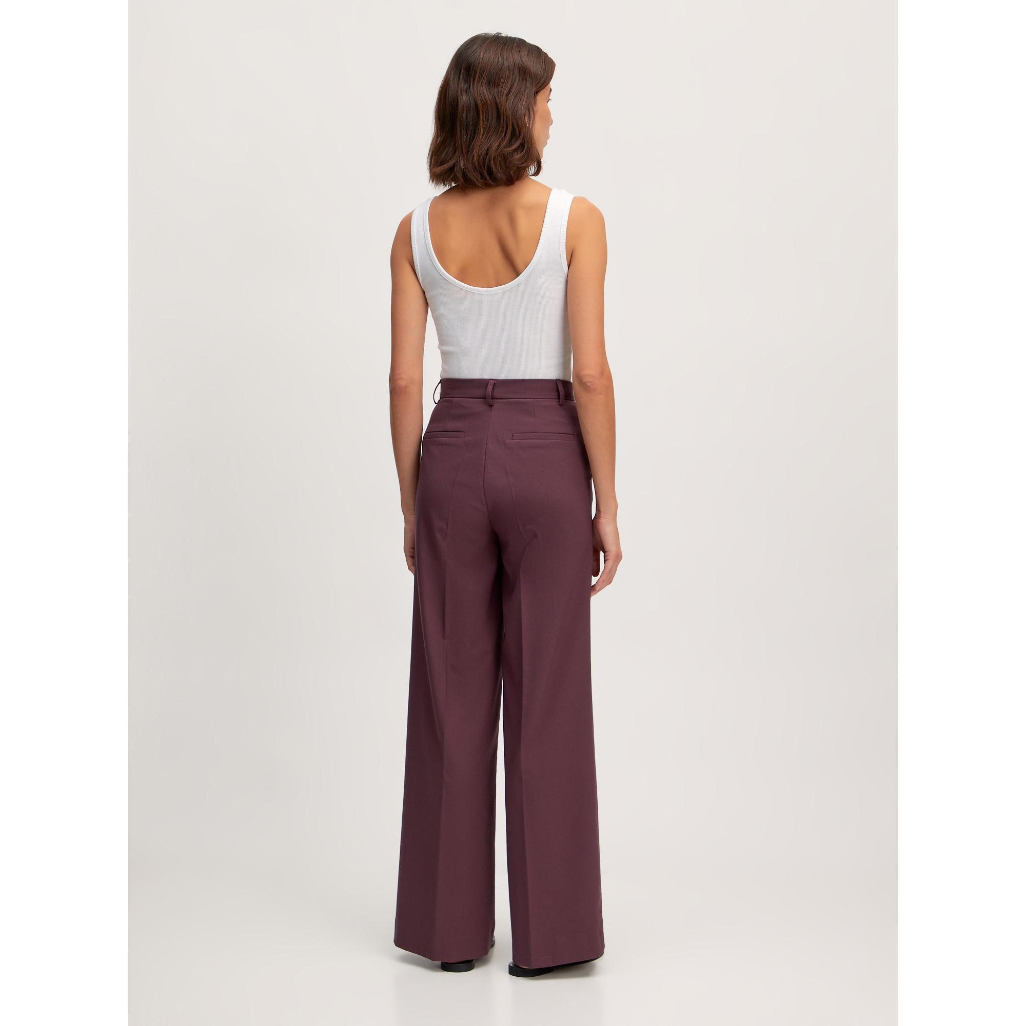 EDITED Pantalon Taille Haute Coupe Droite  
