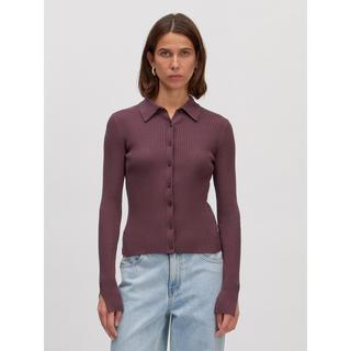 EDITED Polo Chemise Manches Longues Nervurée  