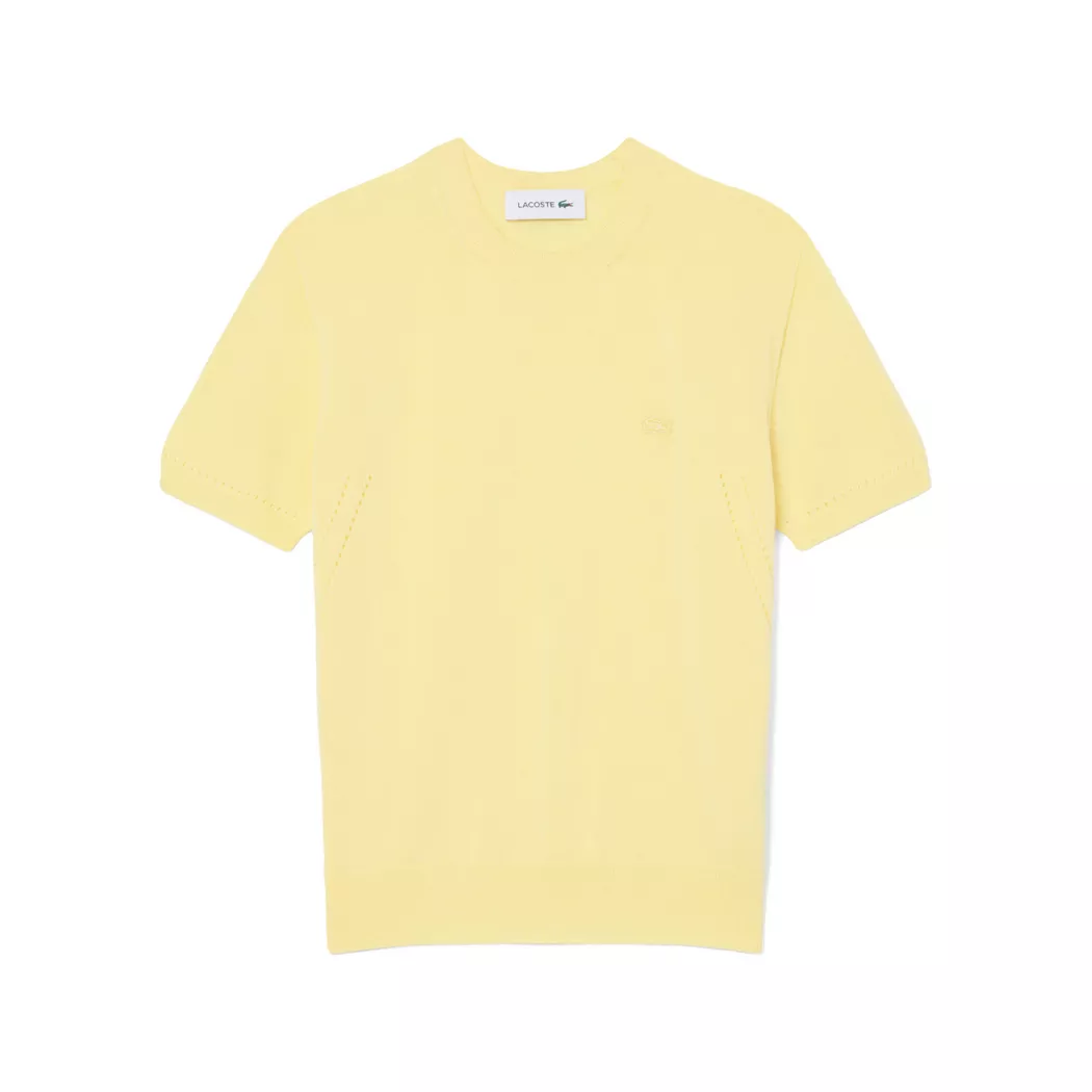 Lacoste - T-Shirt, für Damen, Gelb Größe 40