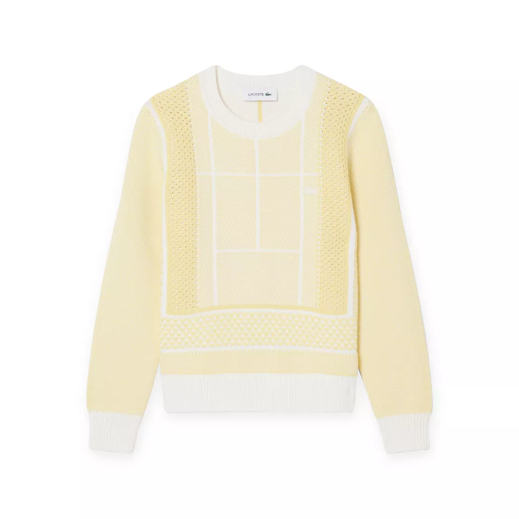 Lacoste - Pullover, für Damen, Gelb, Größe 34