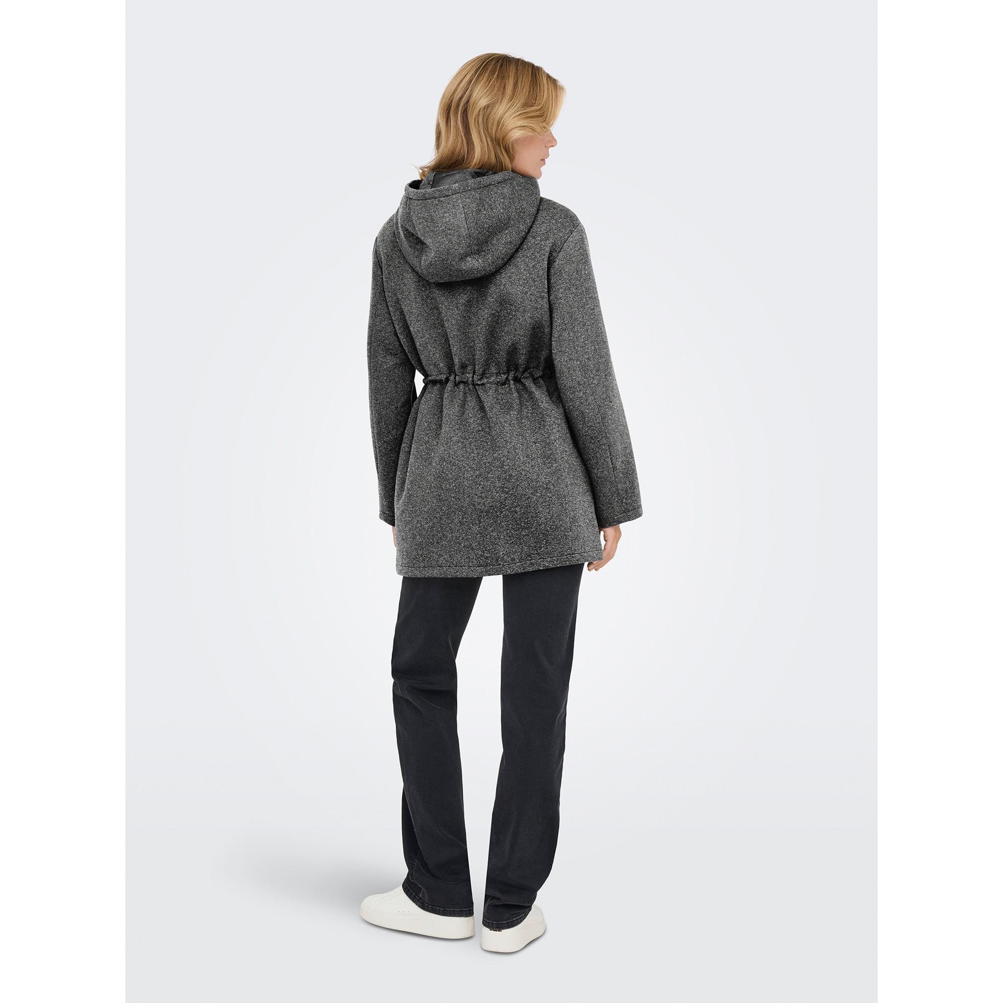 ONLY Melierter Kapuzenmantel  