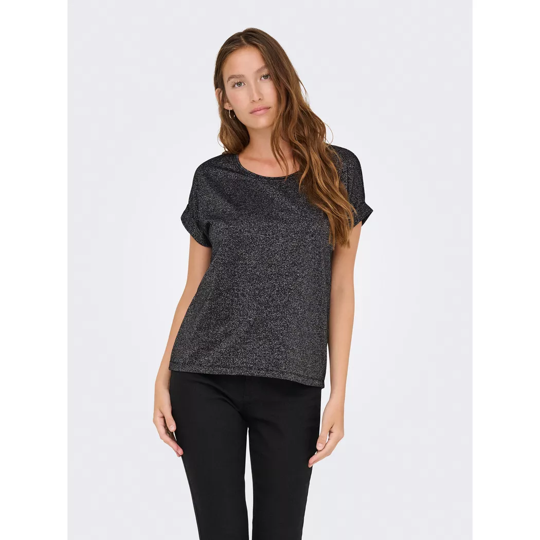 ONLY T-Shirt ONLLUCY  schwarz   M damen 4