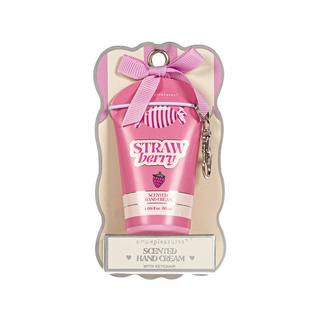 Simple Pleasures  Crema mani con portachiavi “Strawberry” 