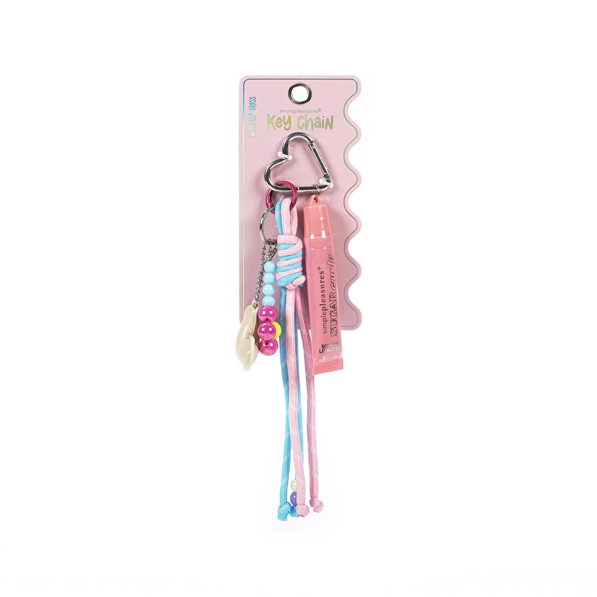 Simple Pleasures  Sugar Swirl Lipgloss Keychain 