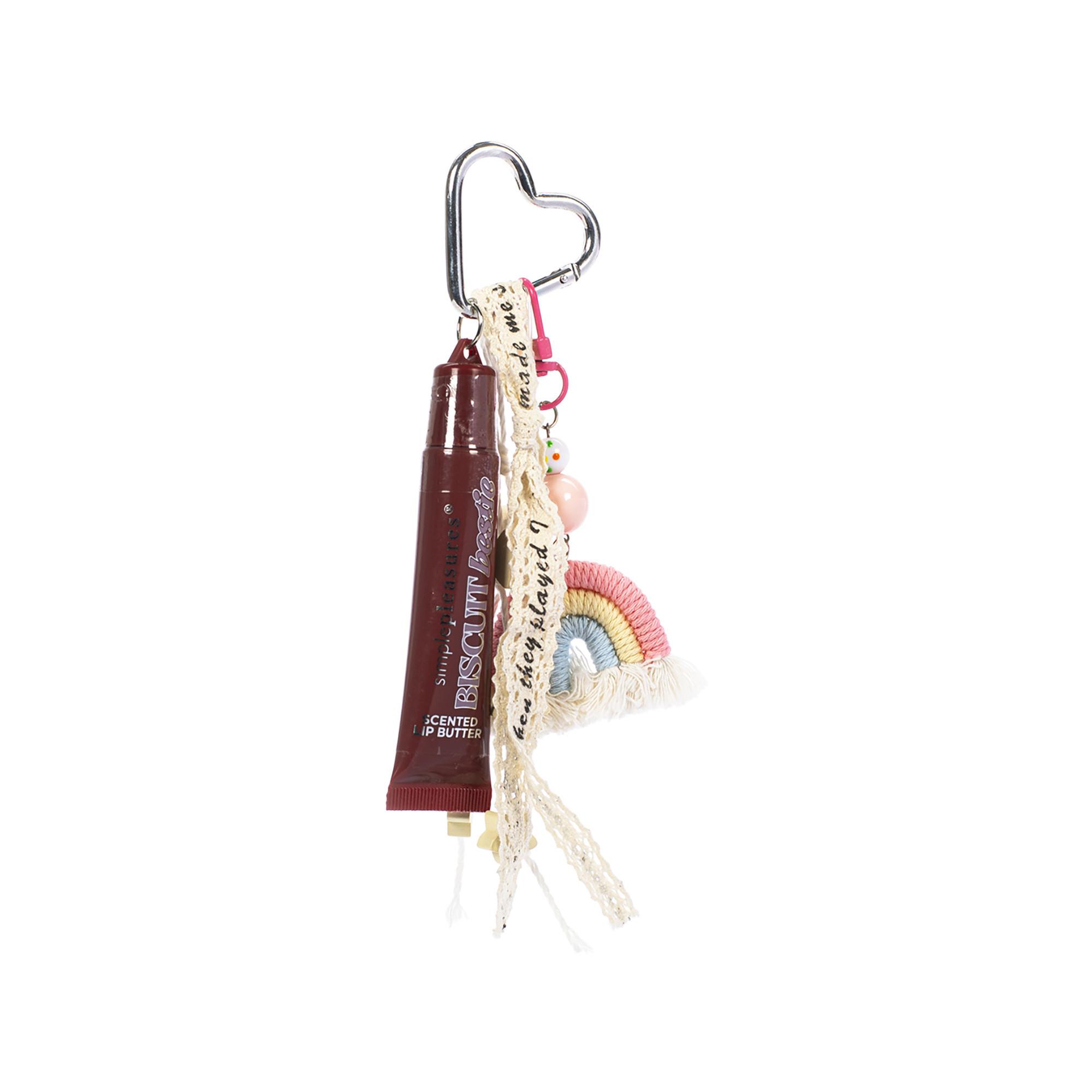 Simple Pleasures  Biscuit Lipgloss Keychain 
