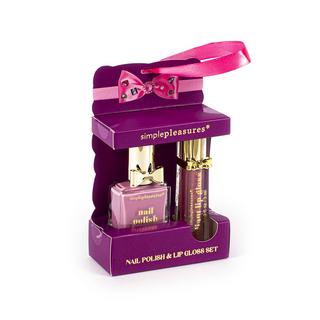 Simple Pleasures  Nail Polish & Lipgloss Set 
