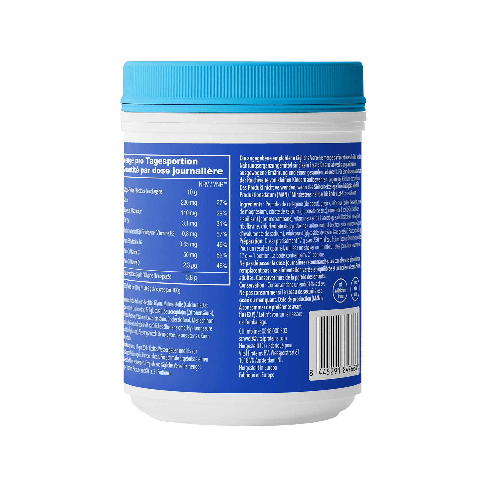 Vital Proteins Active Complex Collagen Zitronengeschmack 