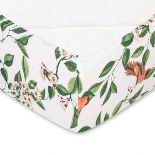 Manor Bidosa Lenzuolo Jersey Stampa Floreale e Uccelli  