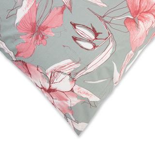 Somma Rose Motif Floral Taie d'oreiller  