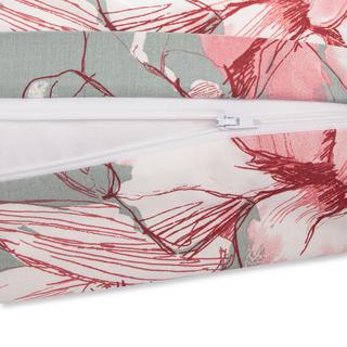 Somma Rose Motif Floral Taie d'oreiller  