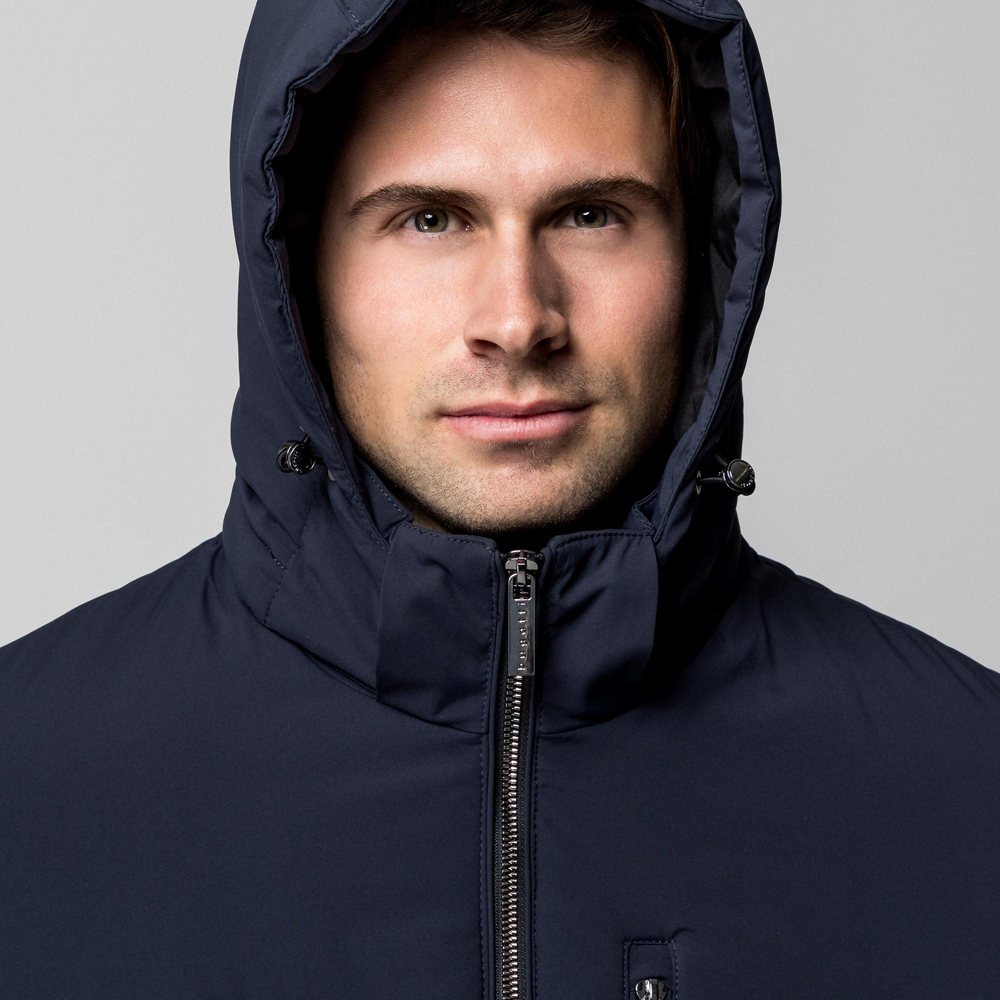 BUGATTI Giacca Imbottita Slim Fit con Cappuccio  