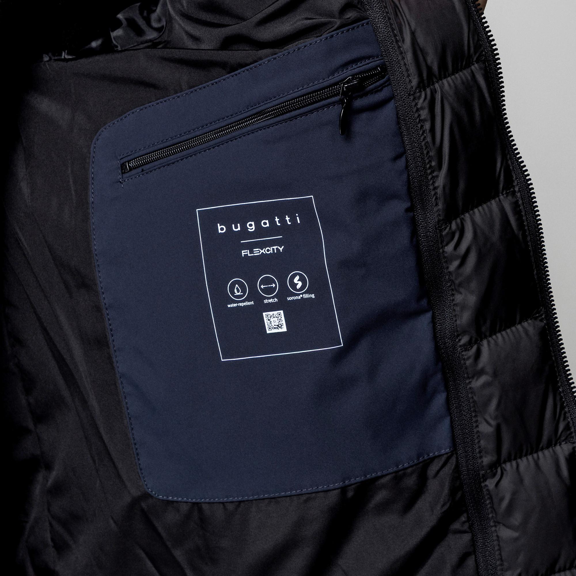 BUGATTI Giacca Imbottita Slim Fit con Cappuccio  